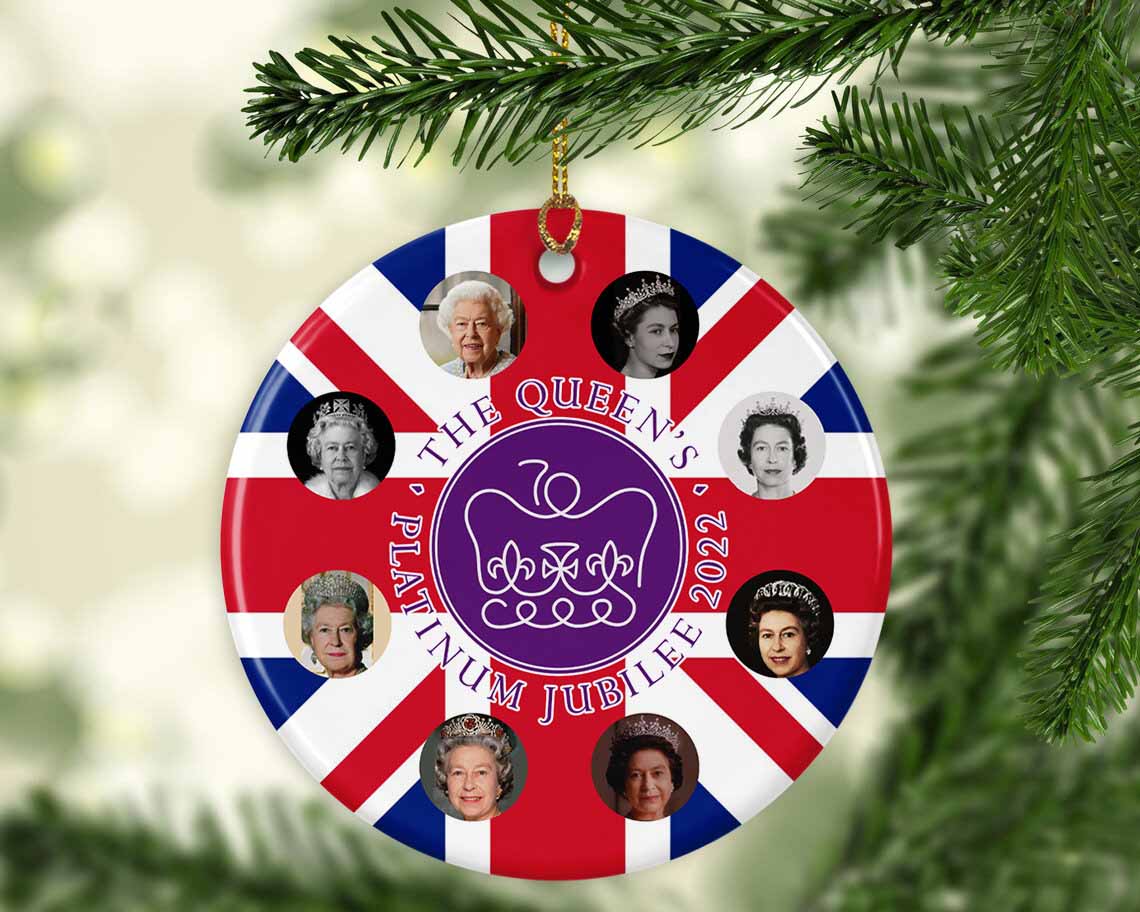 2022 Queen Elizabeth Ii Christmas Ornament Holiday Gift