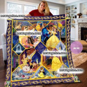 Beauty And The Beast Princess Baby Fleece Blanket