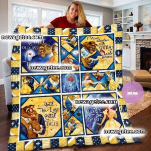 Beauty The Beast Belle Princess Baby Plush Blanket