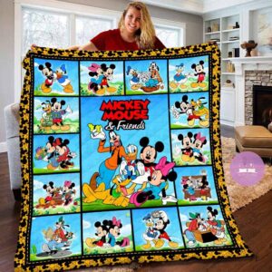 Disney Mickey Mouse And Friends Fleece Blanket For Baby