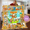 Personalized Curious George Baby Plush Fleece Blanket