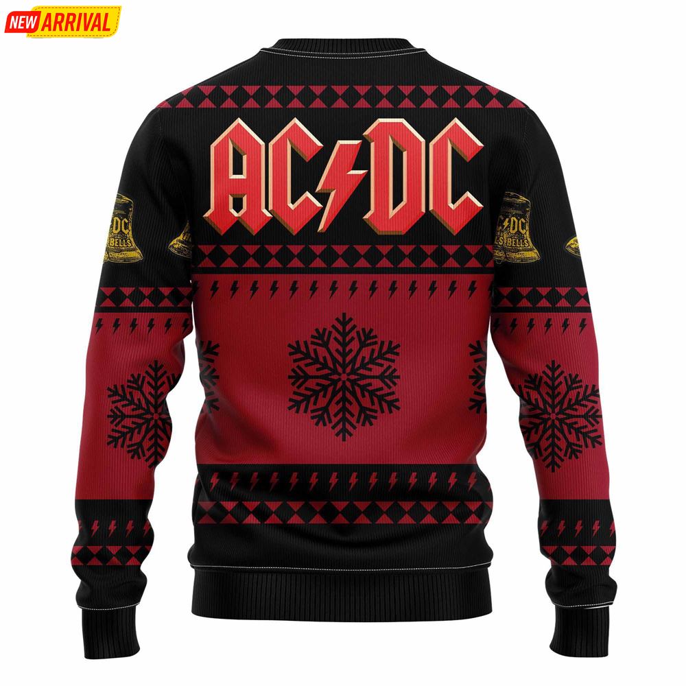 Acdc Hells Bells Ugly Christmas Sweater