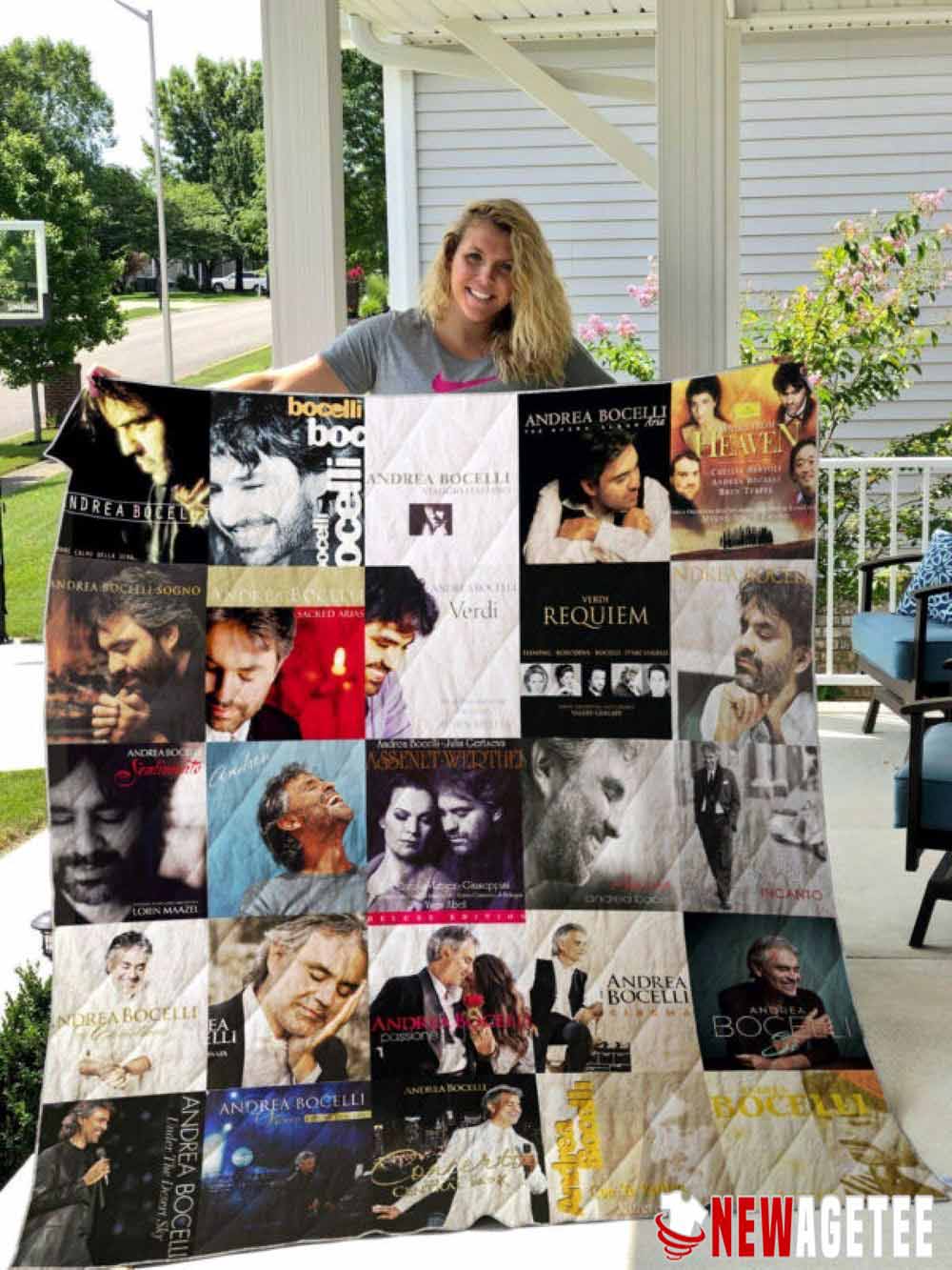Andrea Bocelli Albums Operatic Pop Classical Crossover Pendleton Sherpa Fleece Blanket