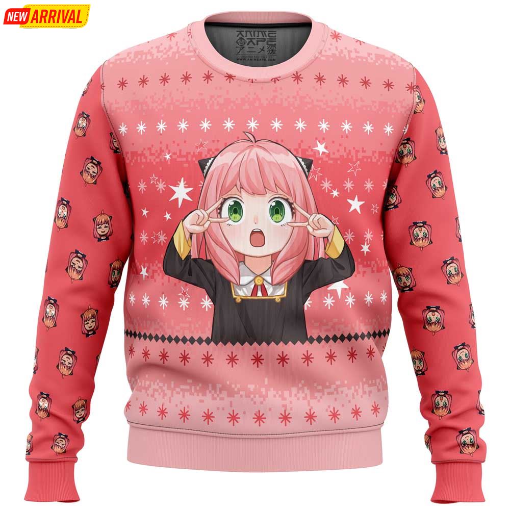 Anya Spy Family Ugly Christmas Sweater