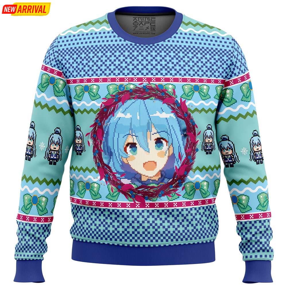 Aqua Konosuba Ugly Christmas Sweater
