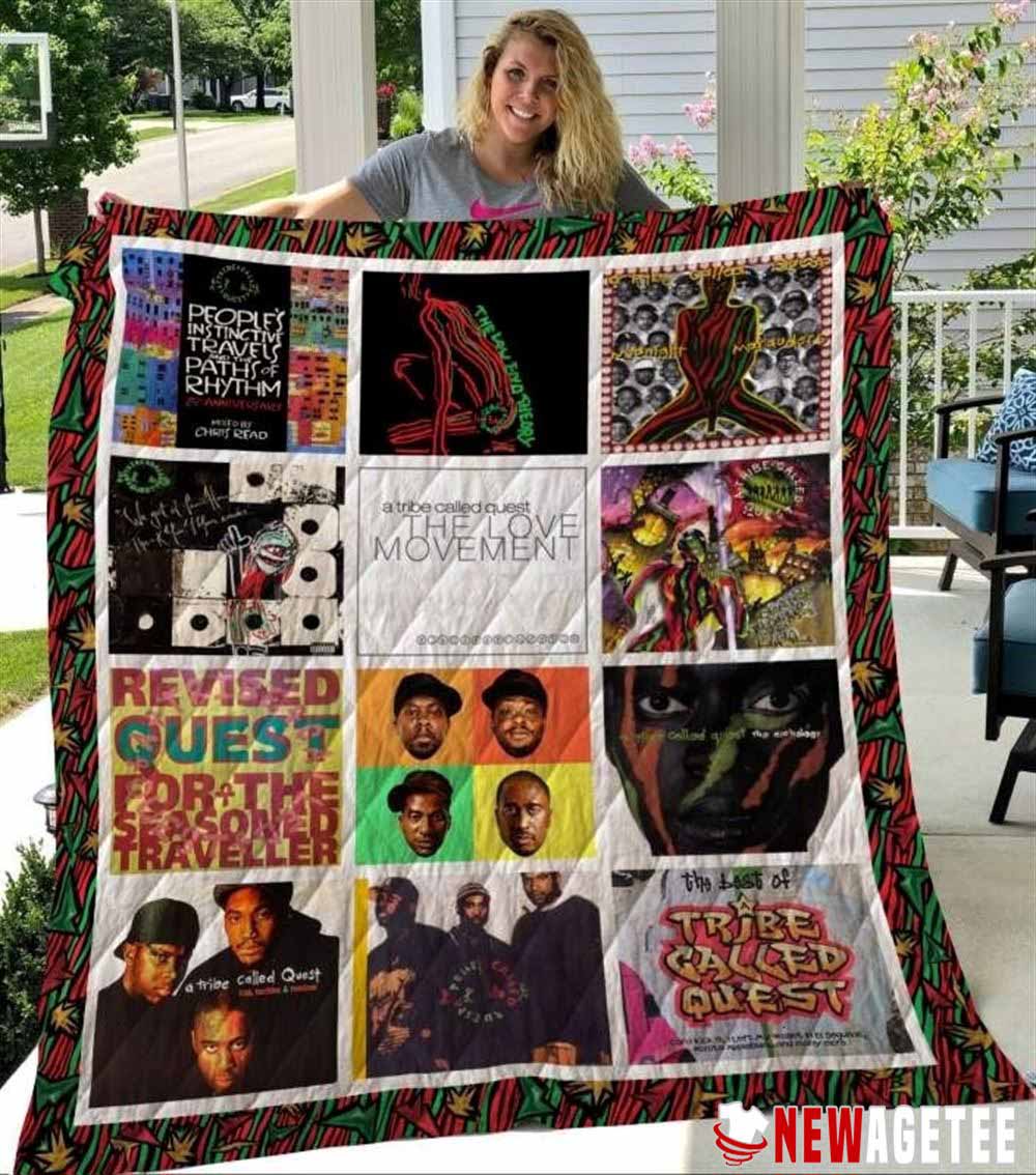 Atribe Called Quest The Love Movement Queen Fleece Blanket Atribe Called Quest The Love Movement Queen Fleece Blanket