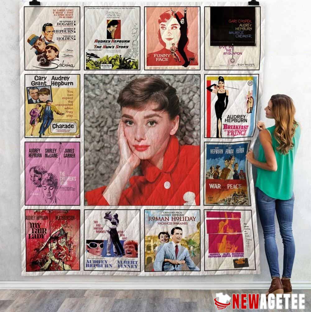 Audrey Hepburn Breakfast Princi Soft Fleece Blanket Audrey Hepburn Breakfast Princi Soft Fleece Blanket