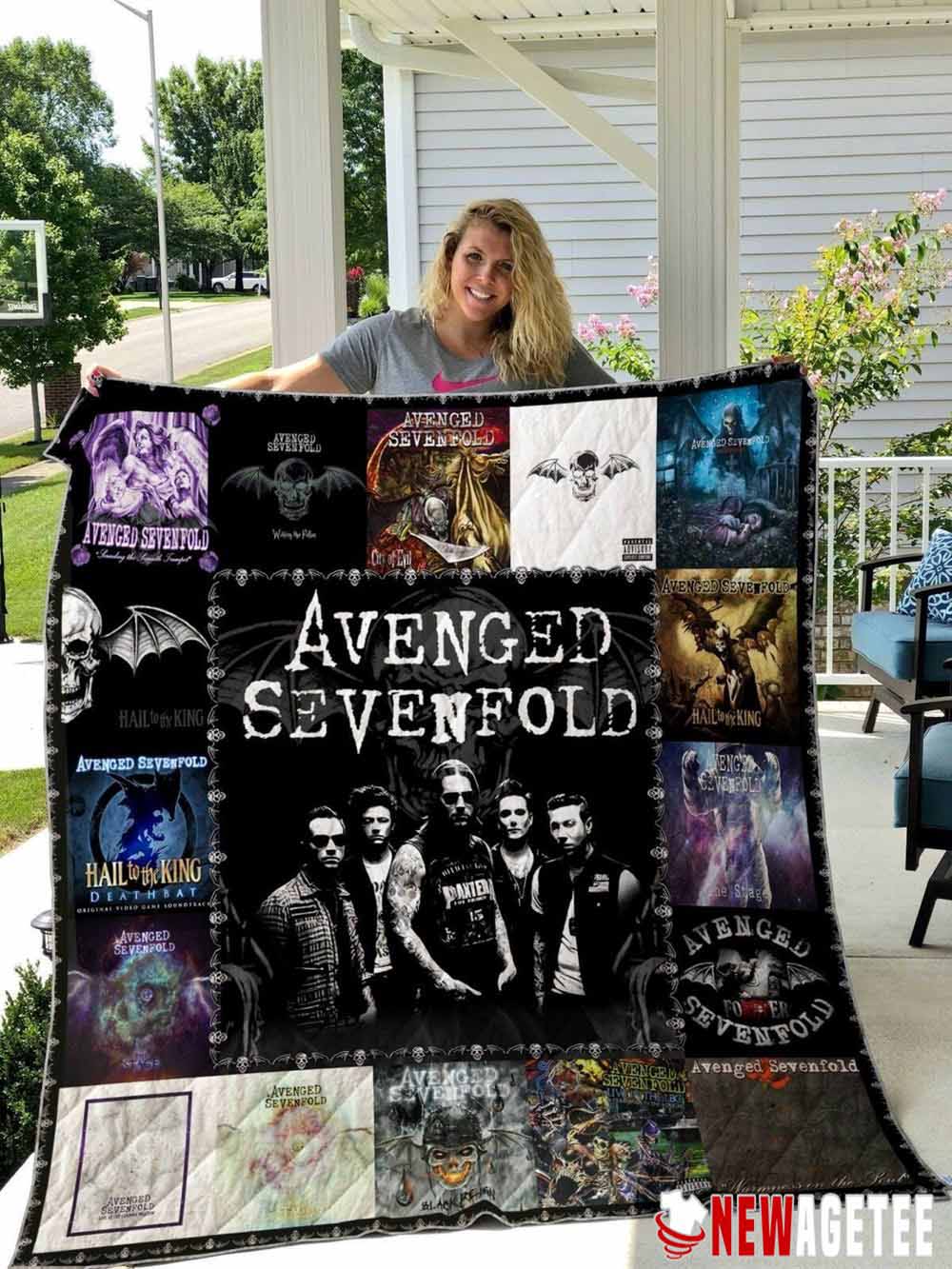 Avenged Sevenfold All Season Quilt Blanket Queen Avenged Sevenfold All Season Quilt Blanket Queen