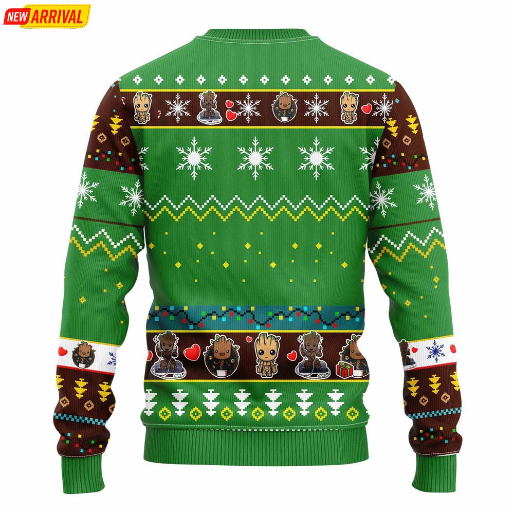 Baby Groot Christmas Tree Ugly Christmas Sweater