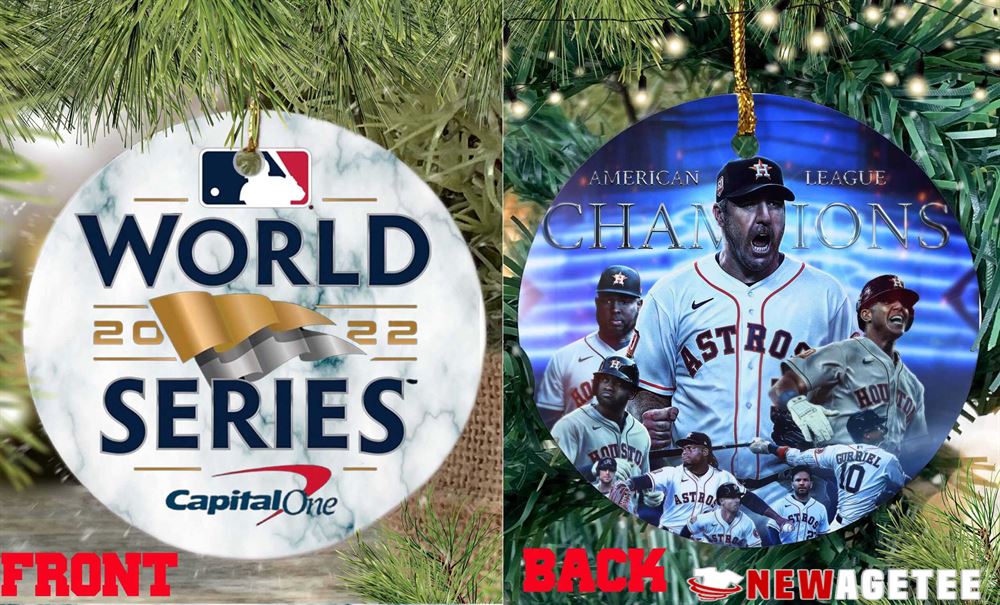 Baseball Houston Astros World Series 2022 Christmas Ornament Xmas Tree Decor