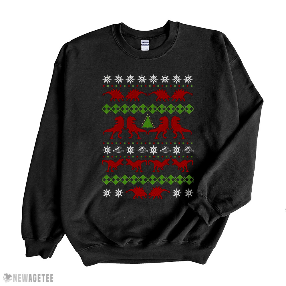 Jurassic Park Ugly Holiday Long Sleeve T-shirt
