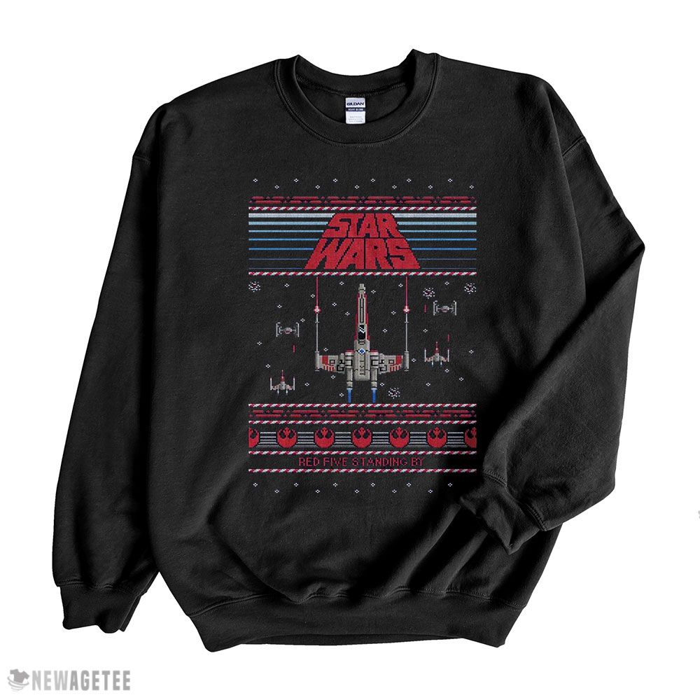 Star Wars Ugly Holiday Red Five Sweatshirt