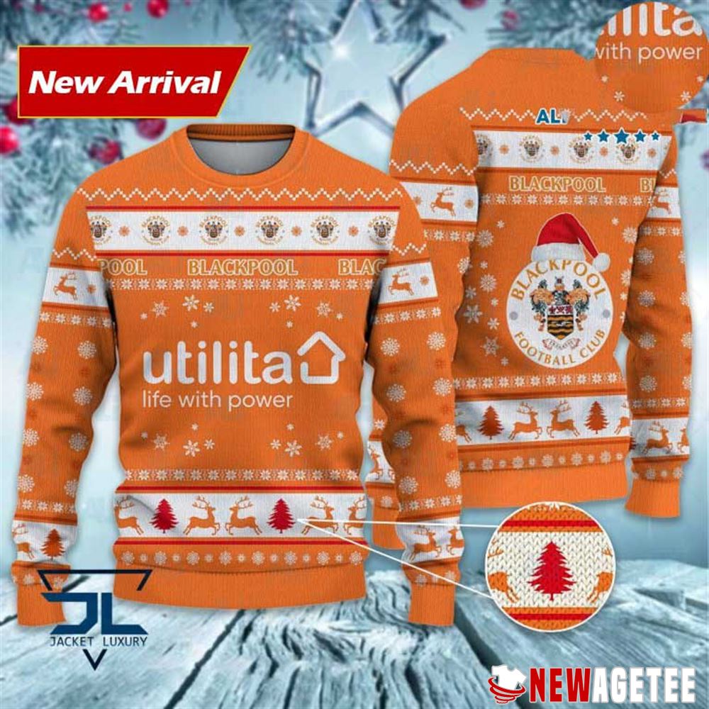 Blackpool Fc Efl Championship Christmas Sweater