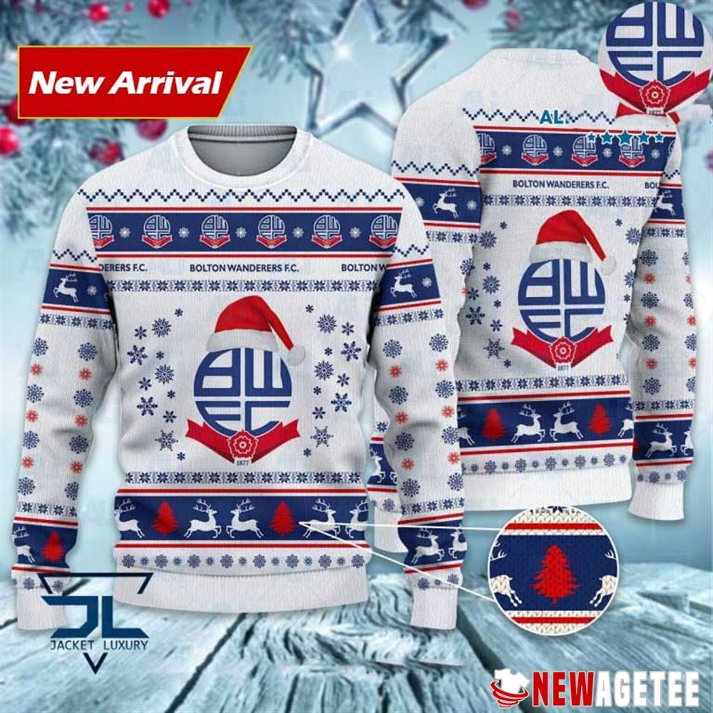 Bolton Wanderers Fc Efl Championship Christmas Sweater