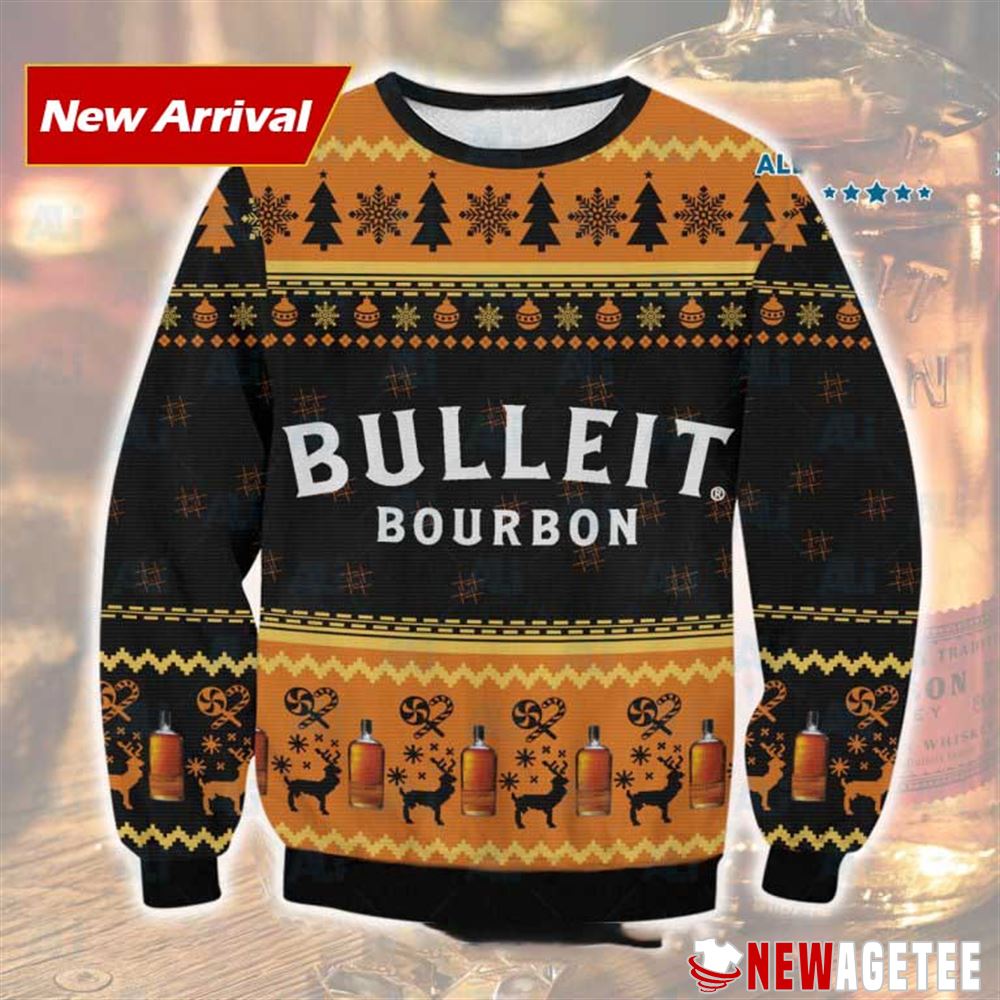 Bulleit Bourbon Ugly Christmas Sweater Bulleit Bourbon Ugly Christmas Sweater