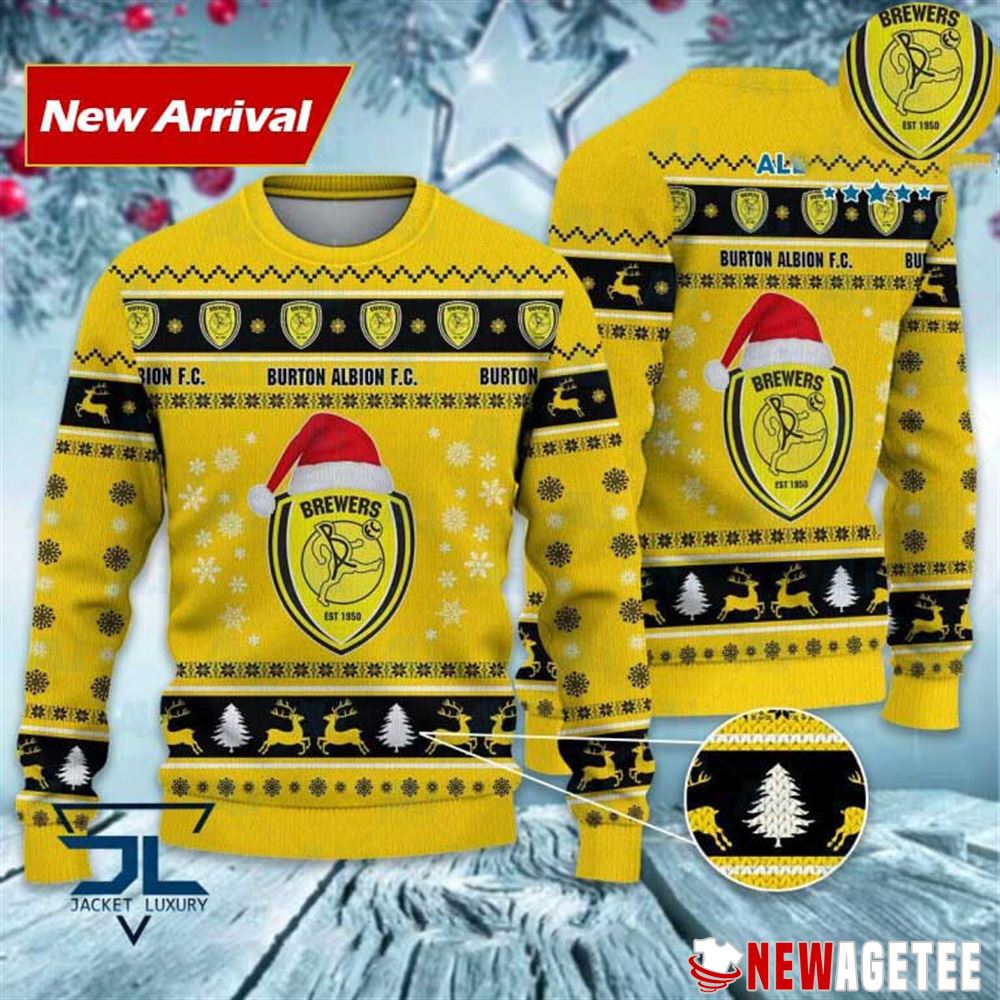 Burton Albion Fc Efl Championship Christmas Sweater Burton Albion Fc Efl Championship Christmas Sweater