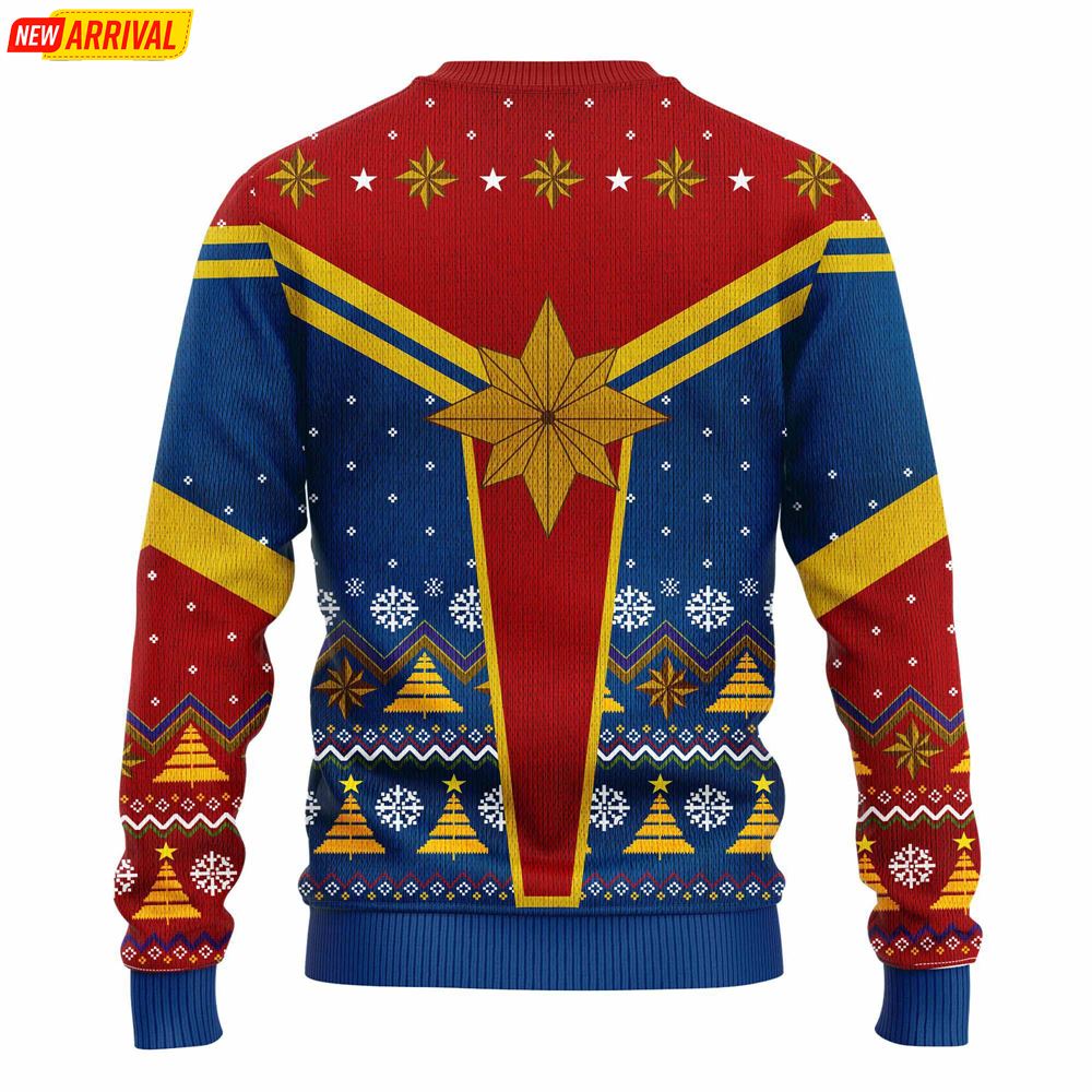Captain Marvel Ugly Christmas Sweater