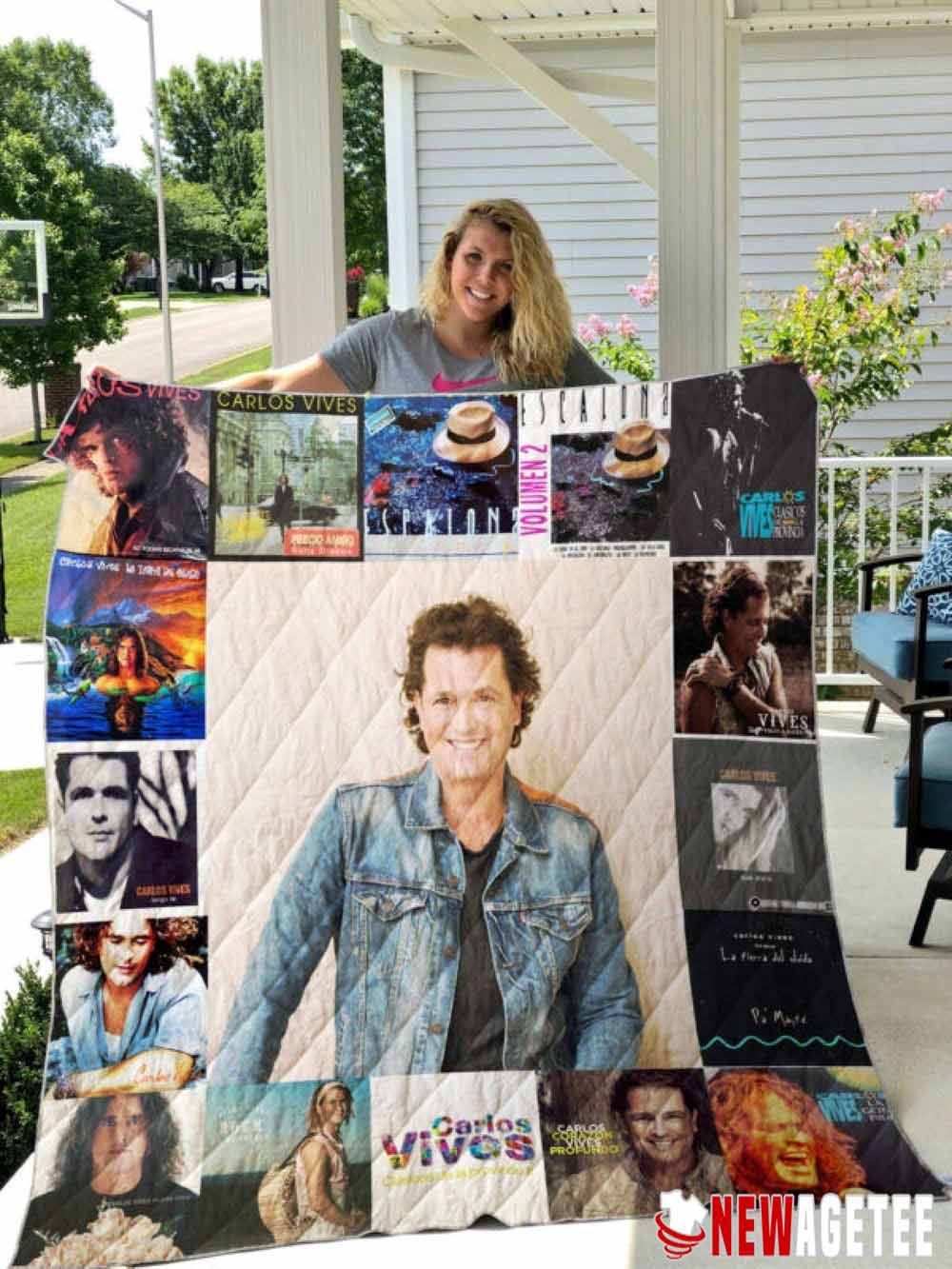 Carlos Vives Sherpa Fleece Blanket