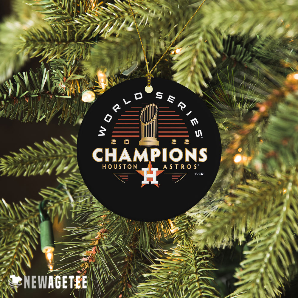 Houston Astros 2022 World Series Champions Signature Christmas Ornament Decoration