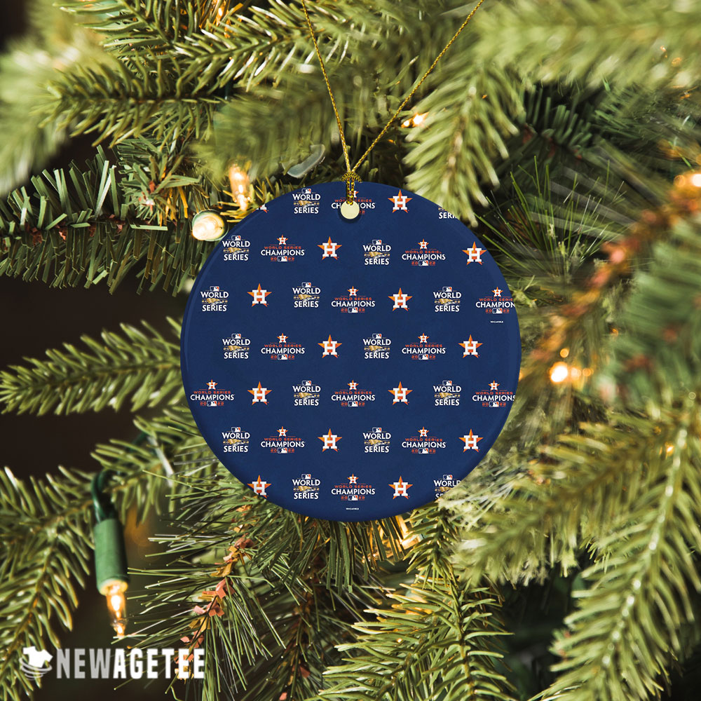Houston Astros Logo 2022 World Series Champions Ornament Xmas Tree Decor
