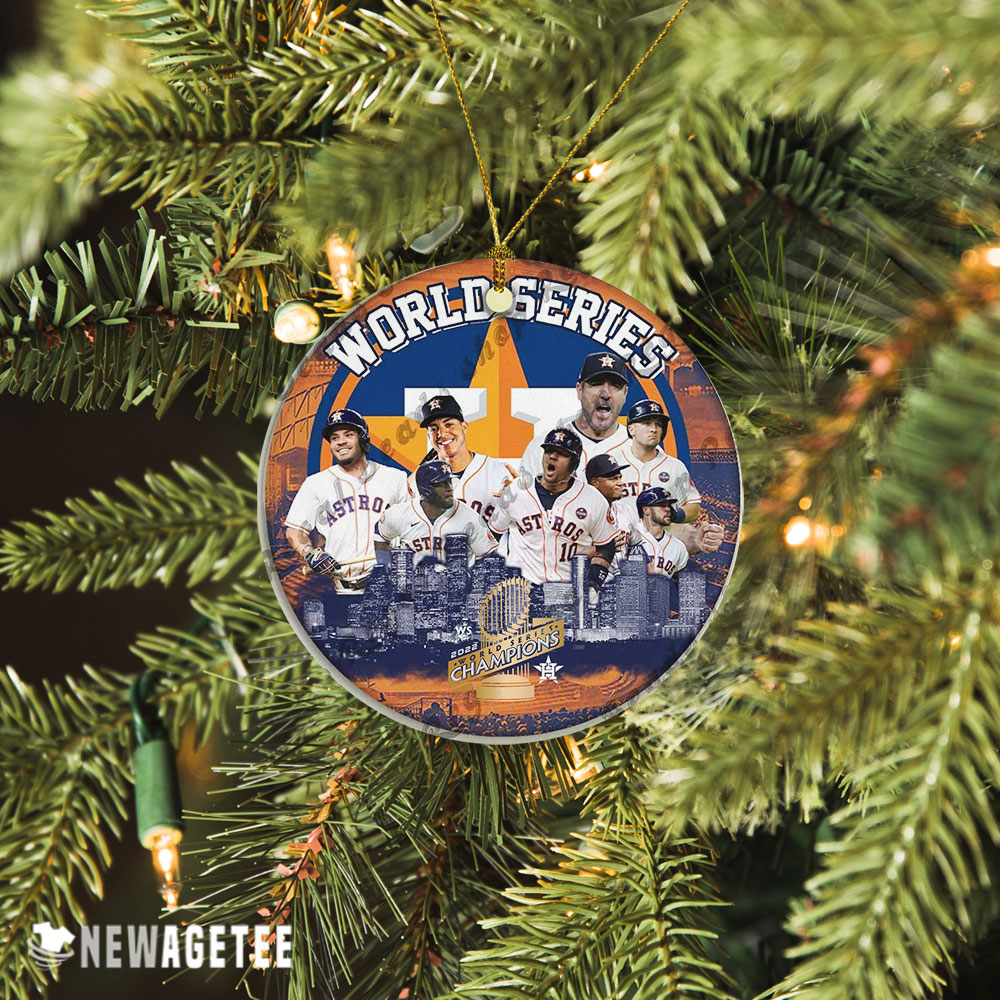 Houston Astros Team 2022 World Series Champions Ornament Holiday Gift