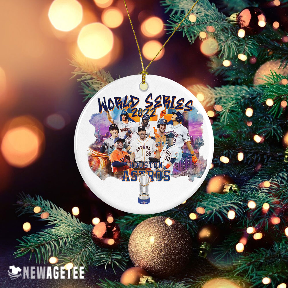 Houston Astros World Series 2022 Trophy Christmas Ornament Decoration