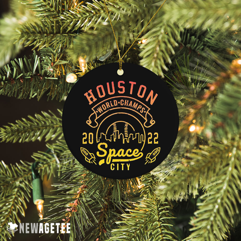 Space City Houston Astros World Series Champions 2022 Ornament Holiday Gift