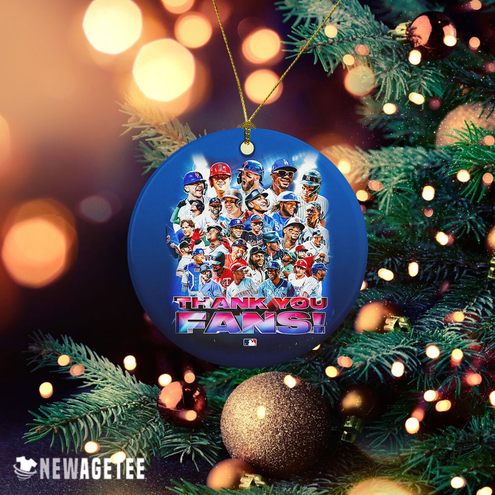 Thank You Fans Mlb 2022 World Series Champion Christmas Ornament