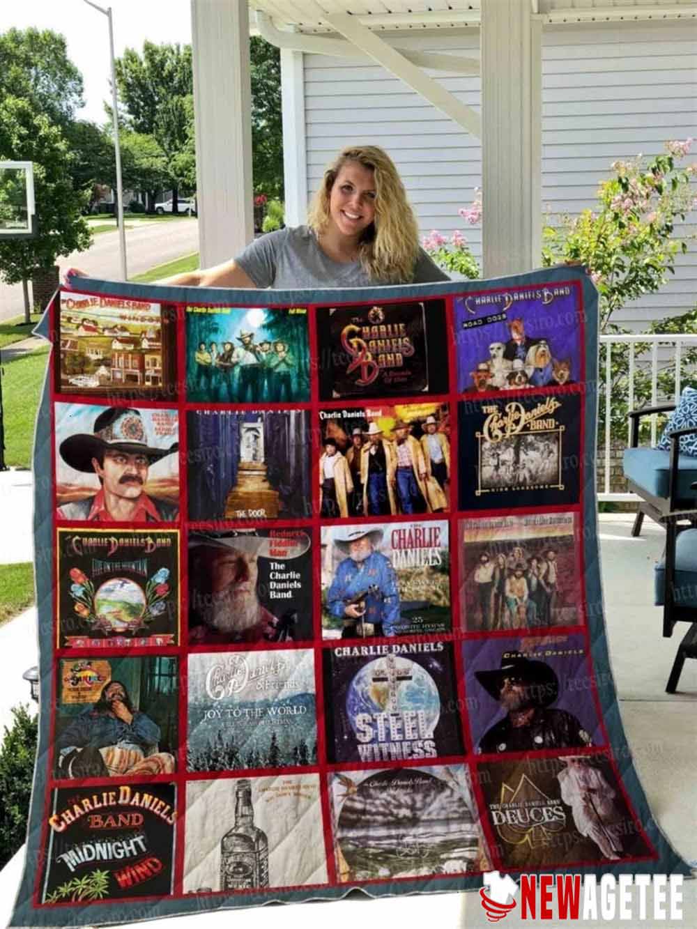 Charlie Daniels Fleece Throw Blanket
