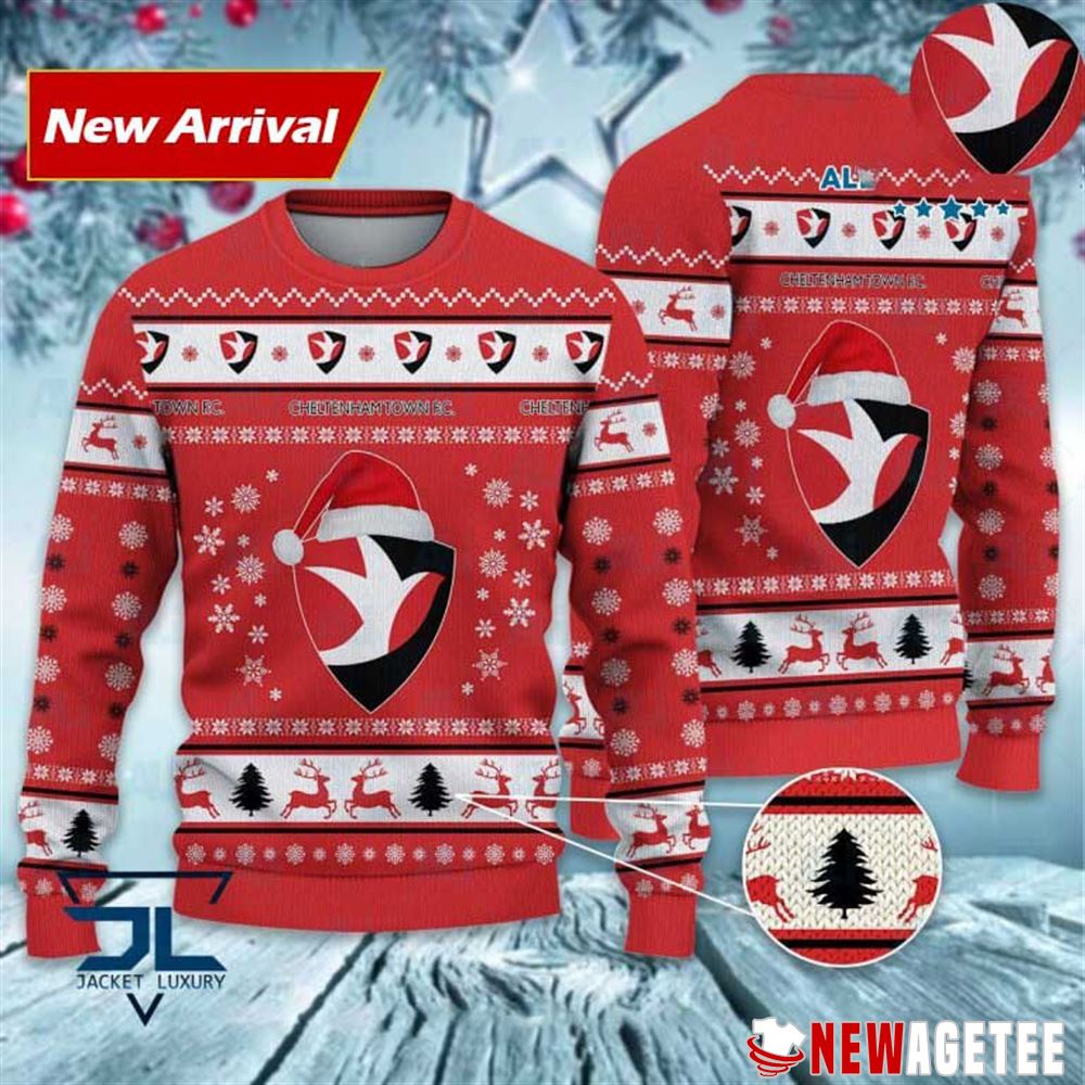 Cheltenham Town Fc Efl Championship Christmas Sweater Cheltenham Town Fc Efl Championship Christmas Sweater