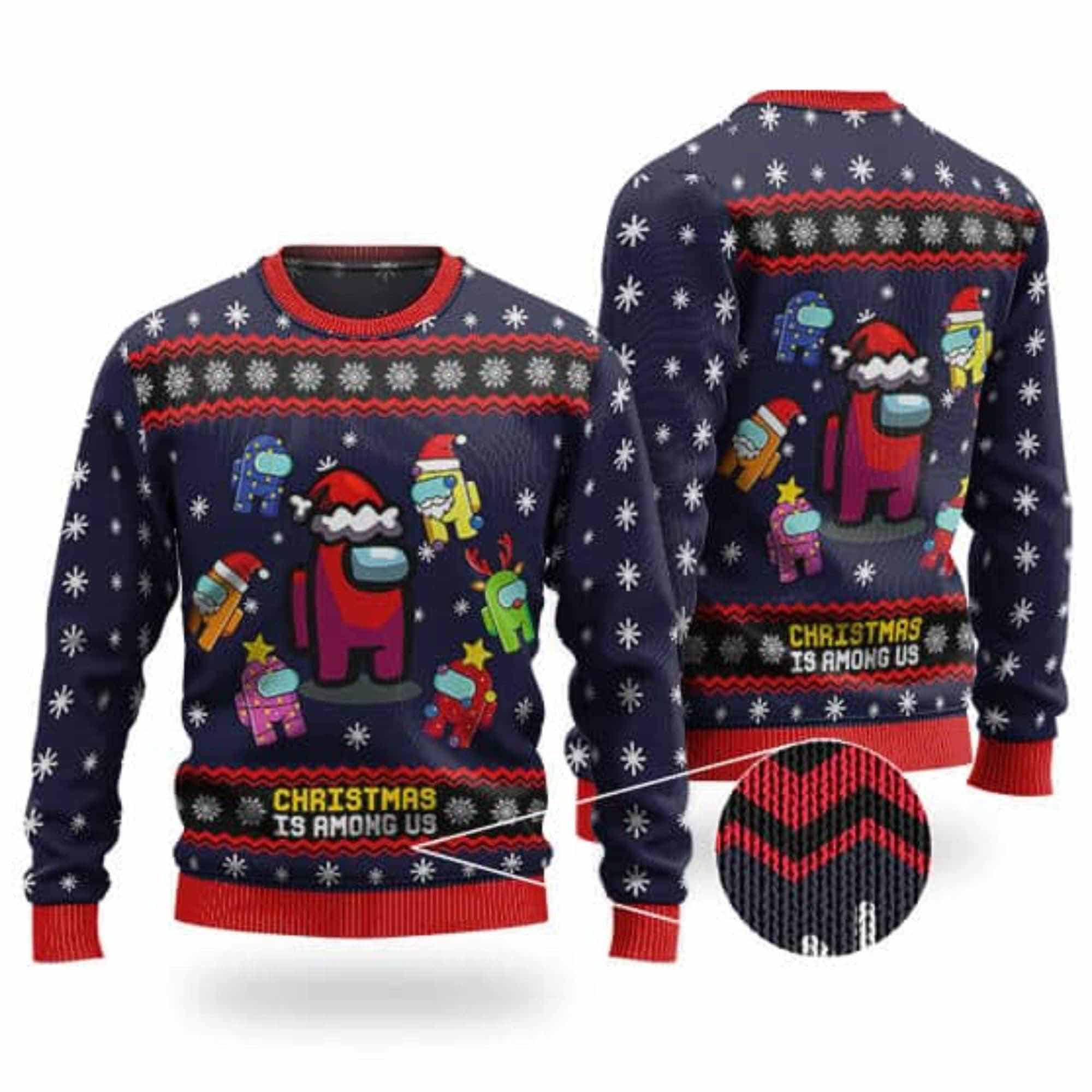 Christmas Is Among Us Imposters Ugly Christmas Sweater