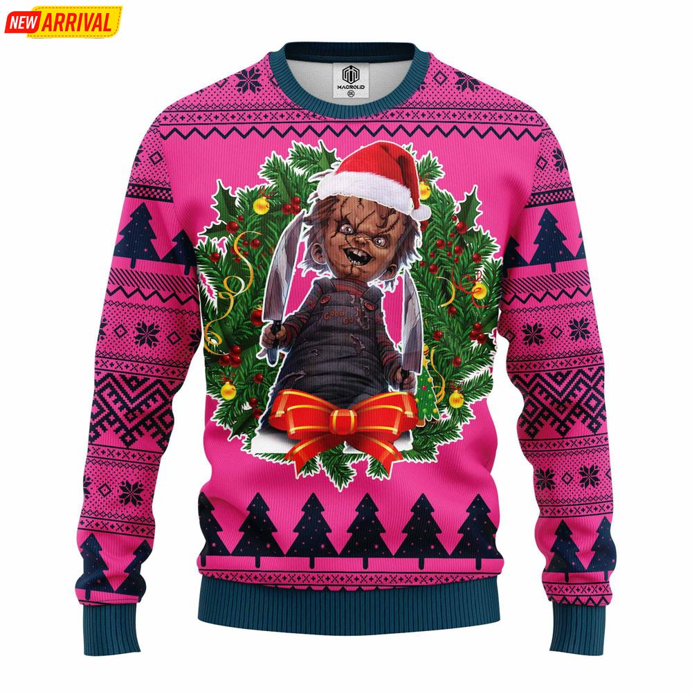 Chucky Doll Ugly Christmas Sweater