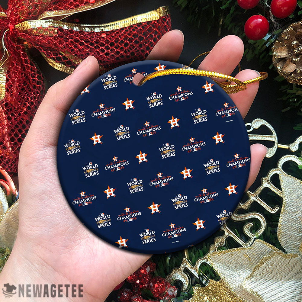 Houston Astros Logo 2022 World Series Champions Ornament Xmas Tree Decor