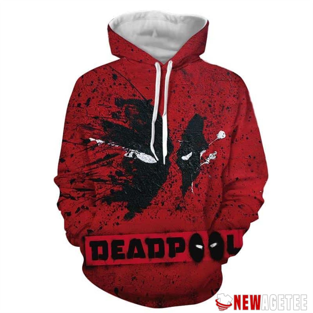 Crazy Deadpool Lunatic Wade Winston Wilson Marvel Unisex Hoodie