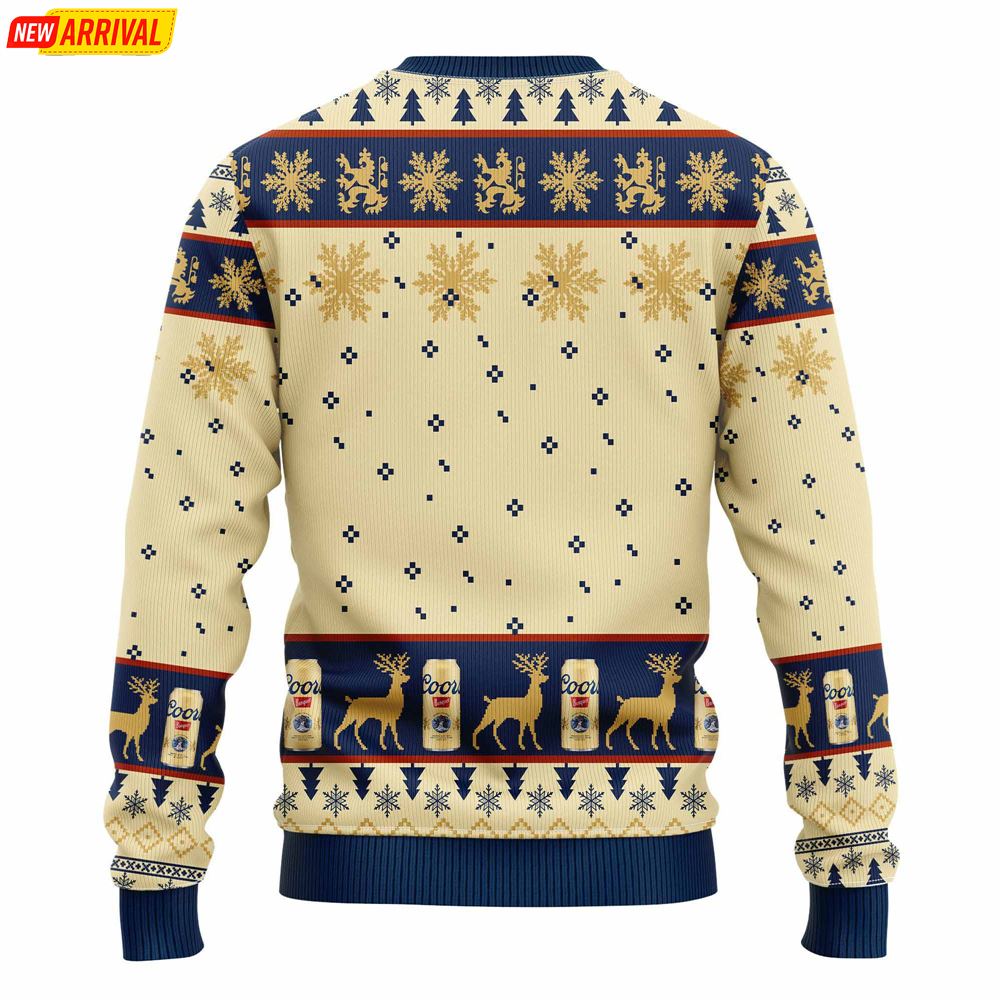 Coors Banquet Beer Ugly Christmas Sweater