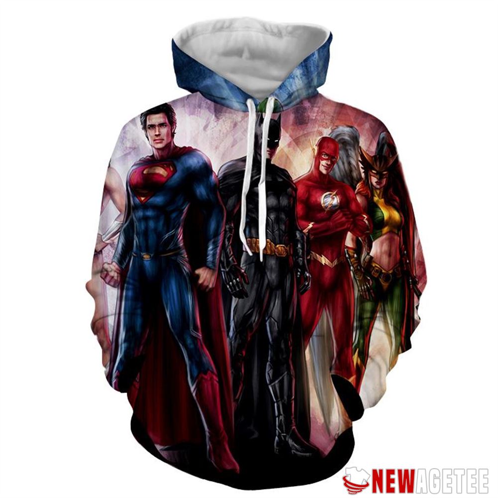 Dc Comics Justice League Group Heroes Unisex Hoodie