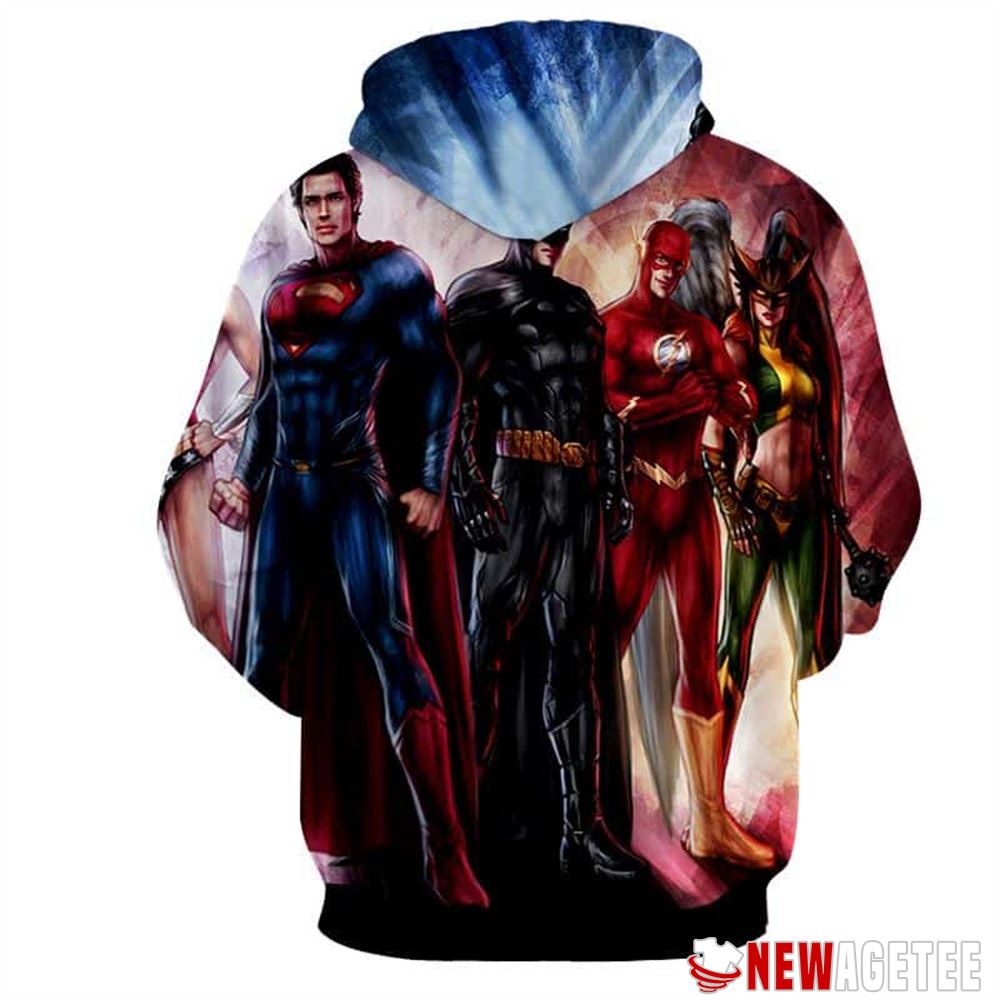 Dc Comics Justice League Group Heroes Unisex Hoodie