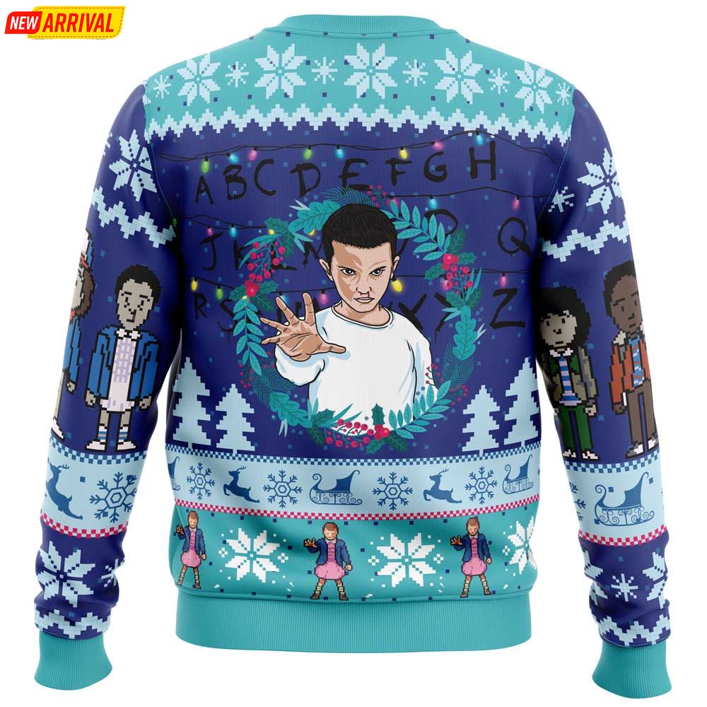 Eleven Stranger Things Ugly Christmas Sweater