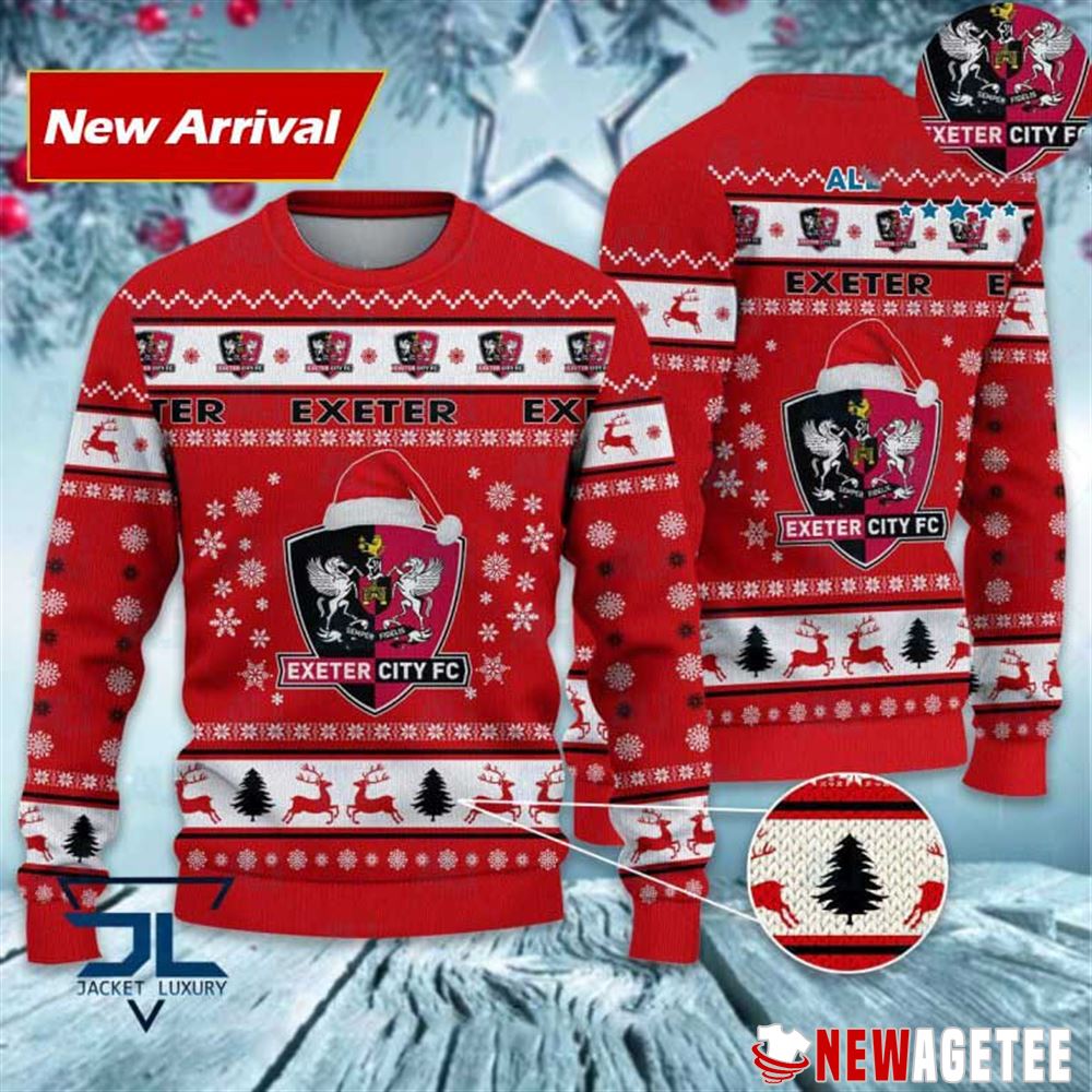 Exeter City Fc Efl Championship Christmas Sweater
