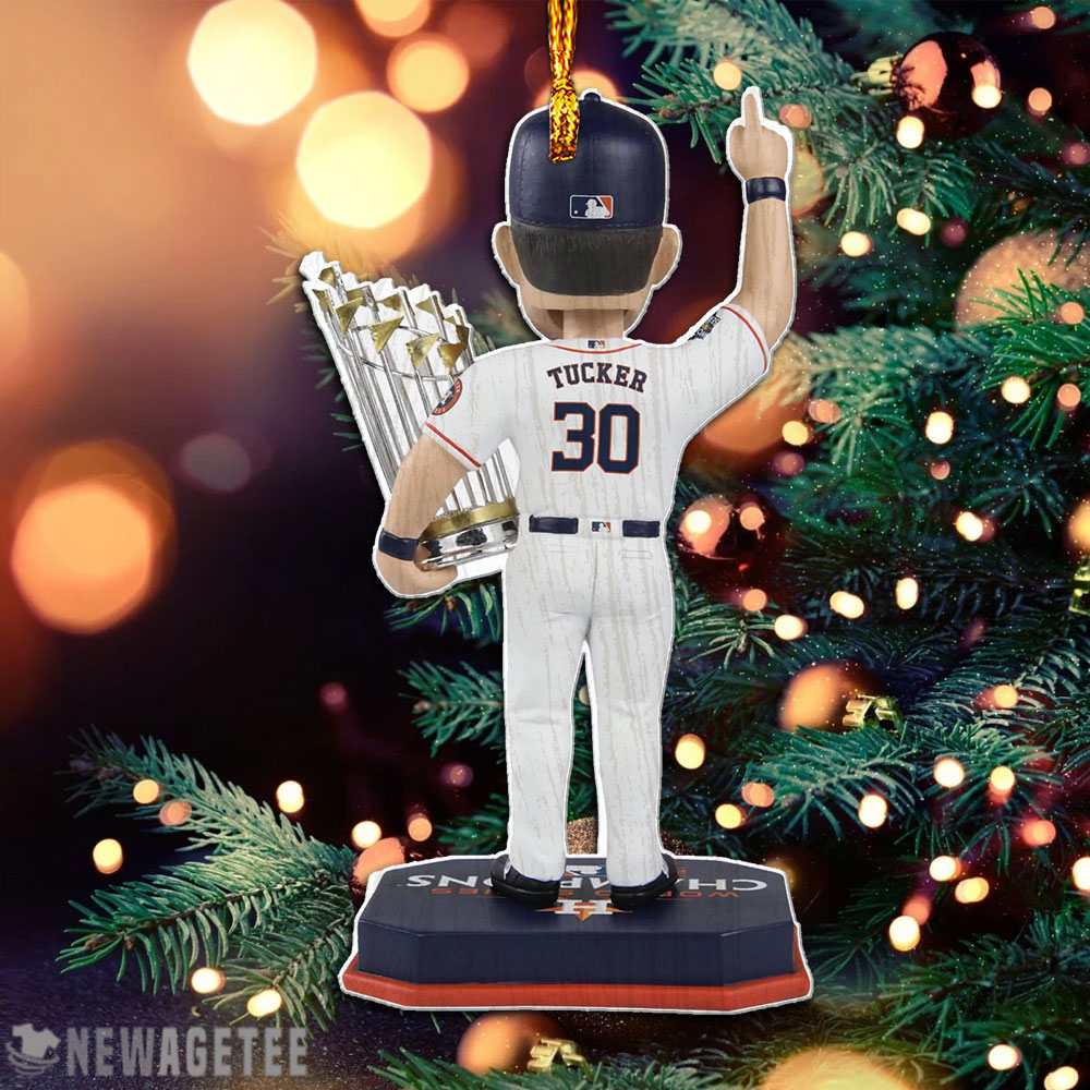 Kyle Tucker 30 Houston Astros 2022 World Series Champions Christmas Ornament Holiday Gift