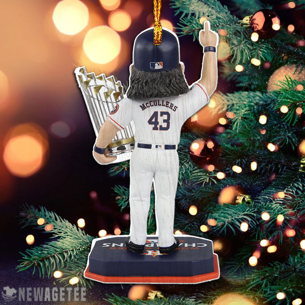 Lance Mccullers Jr 43 Houston Astros 2022 World Series Champions Christmas Ornament Xmas Tree Decor