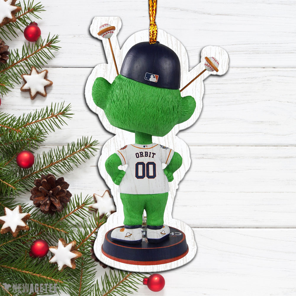 Orbit Mascot Houston Astros 2022 World Series Champions Bighead Ornament Xmas Tree Decor