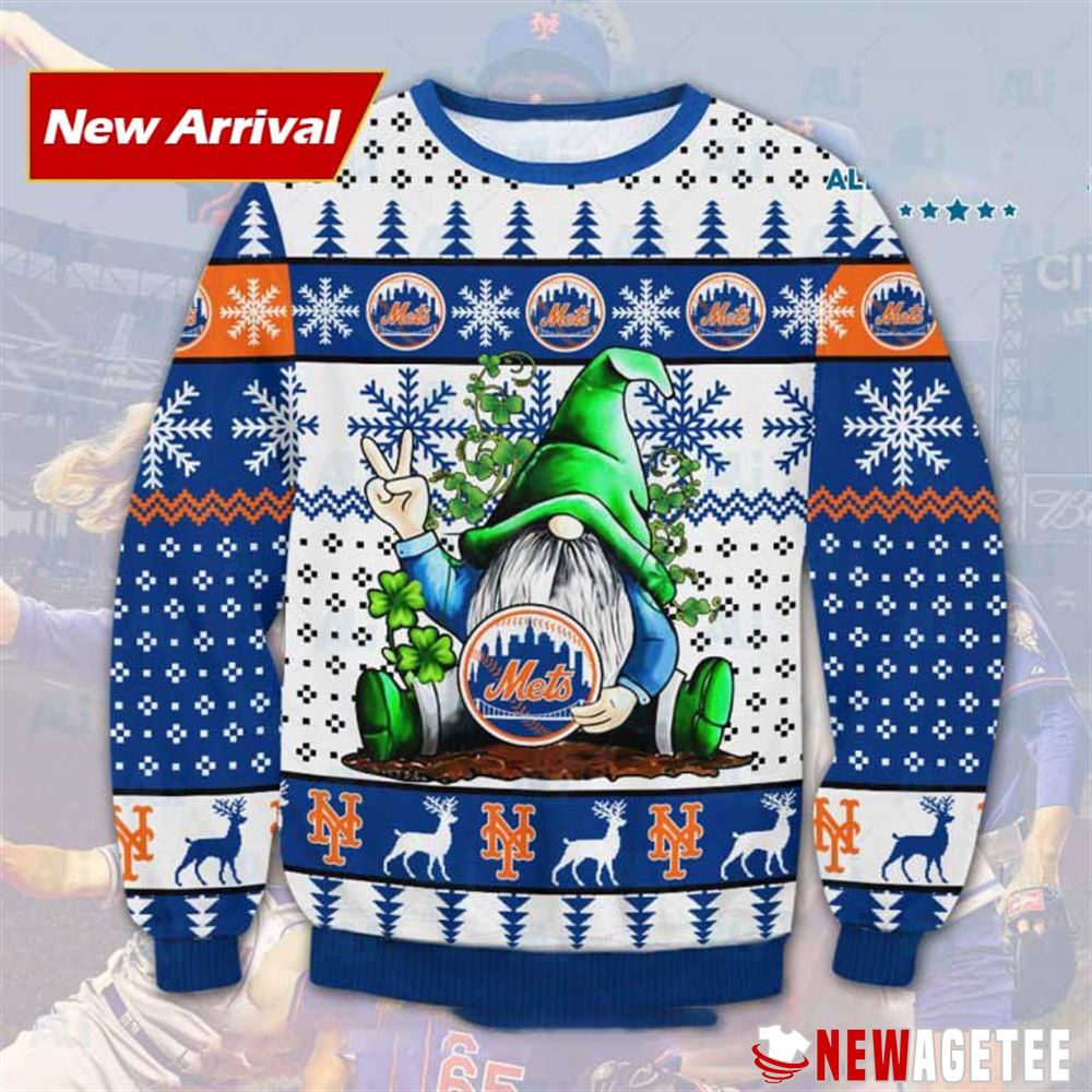 Gnome New York Mets Ugly Christmas Sweater