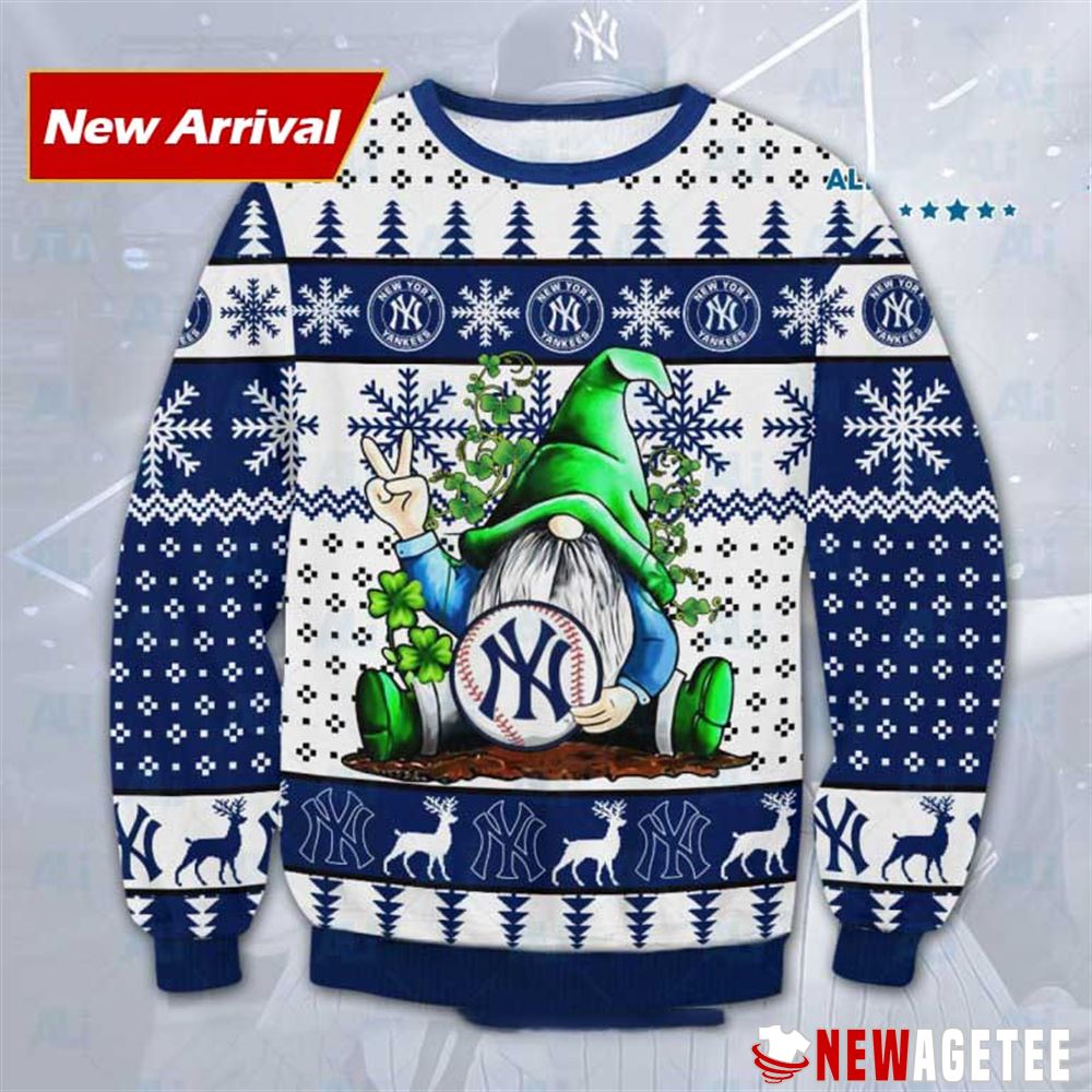 Gnome New York Yankees Ugly Christmas Sweater