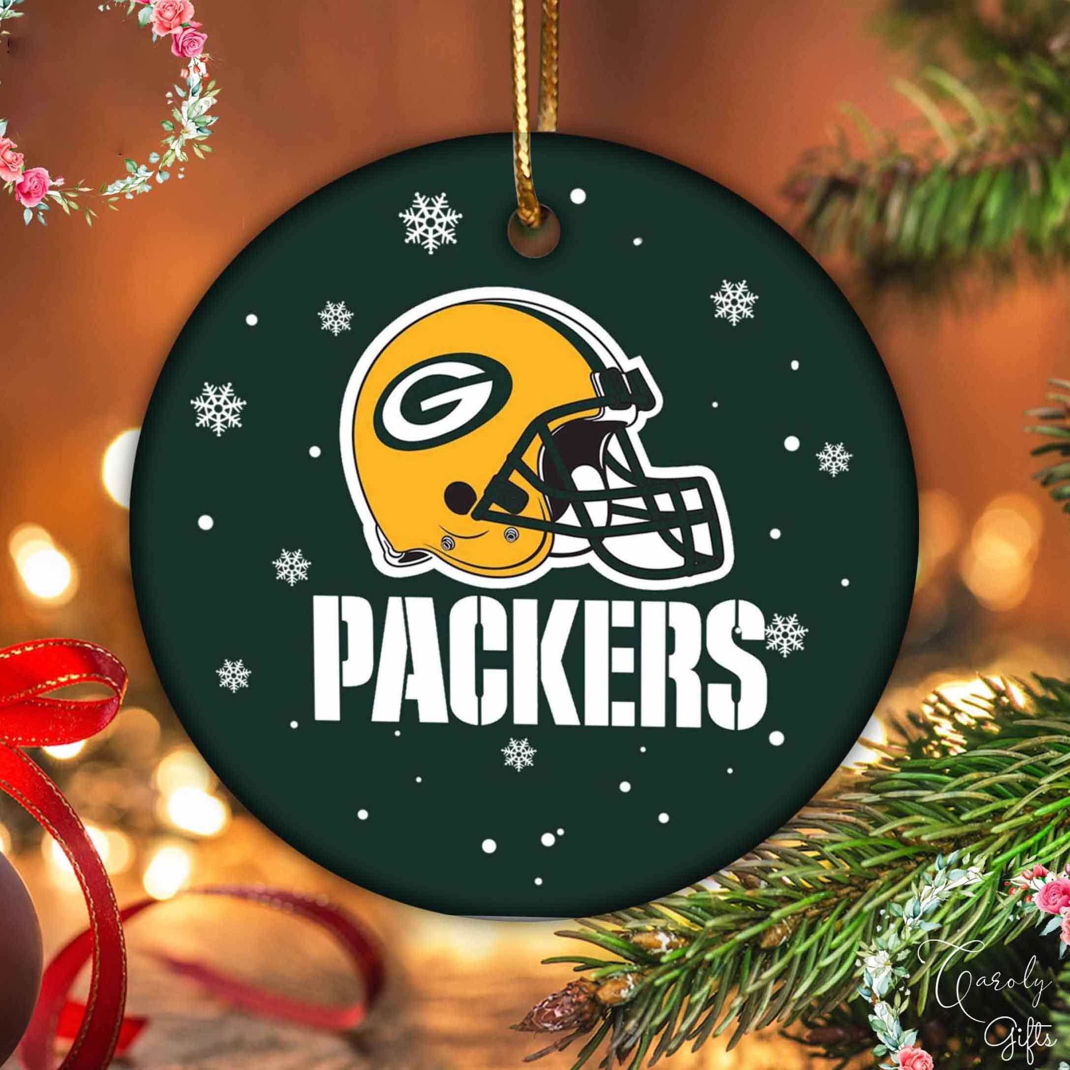Green Bay Packer Christmas Ornament