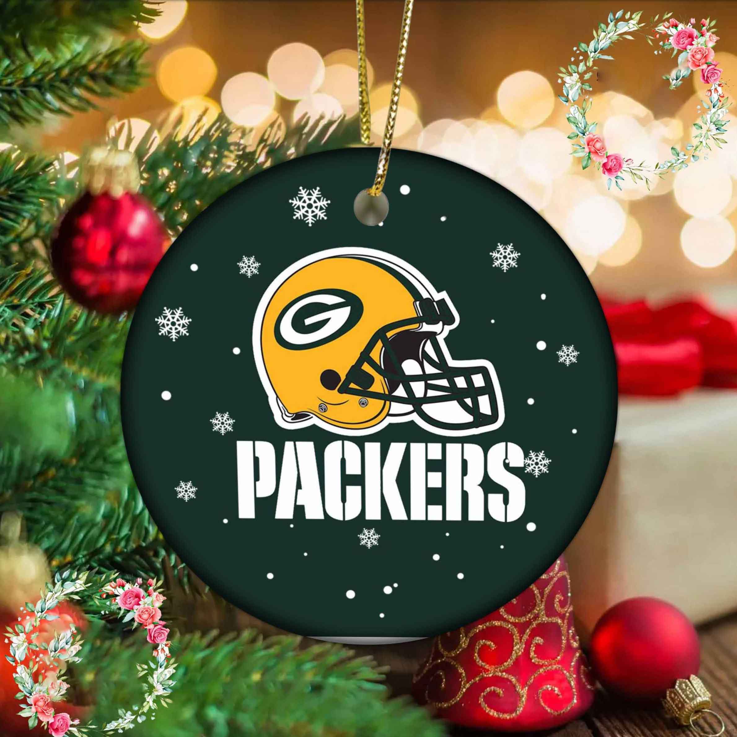 Green Bay Packer Christmas Ornament