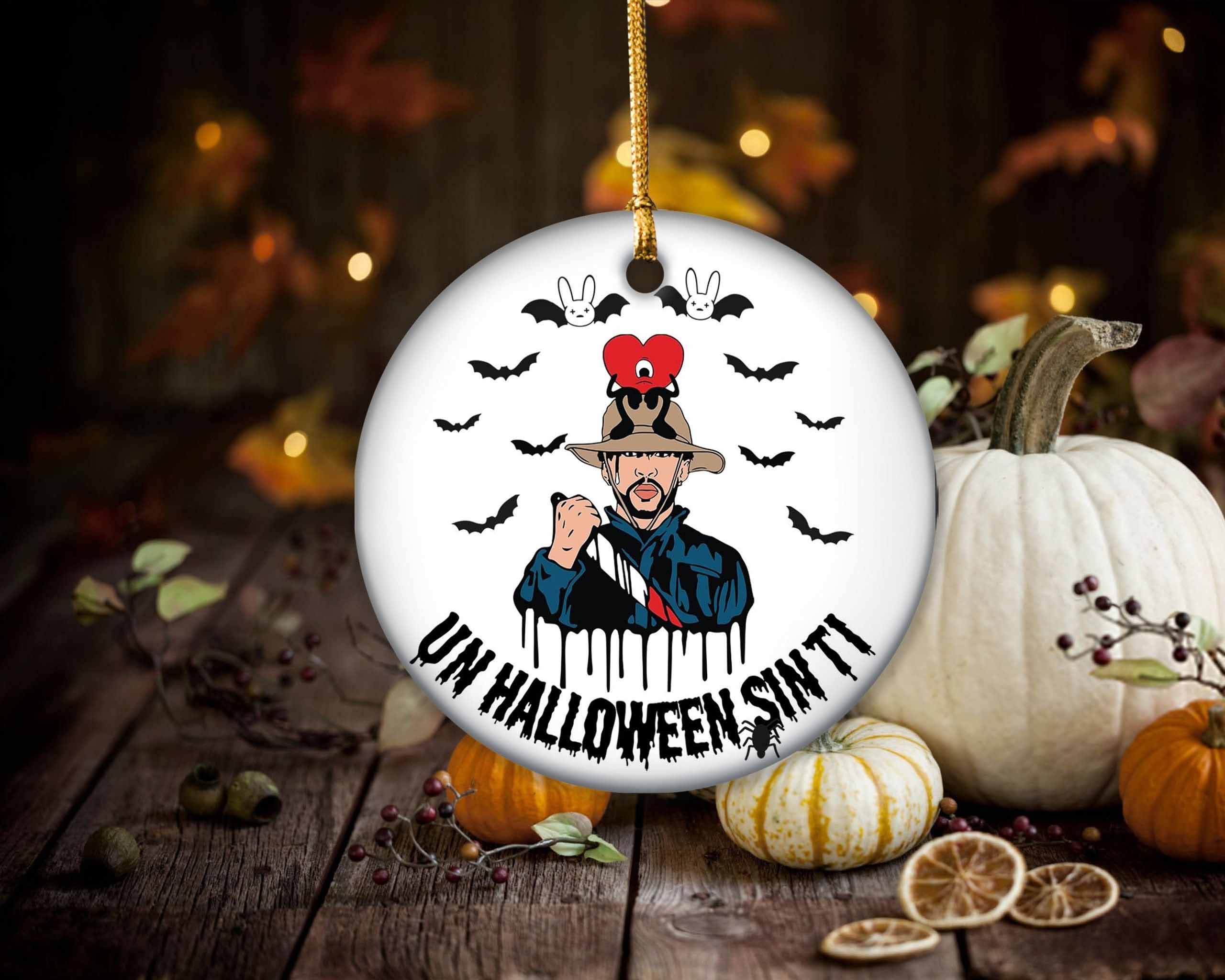 Halloween Michael Bad Bunny Christmas Ornament