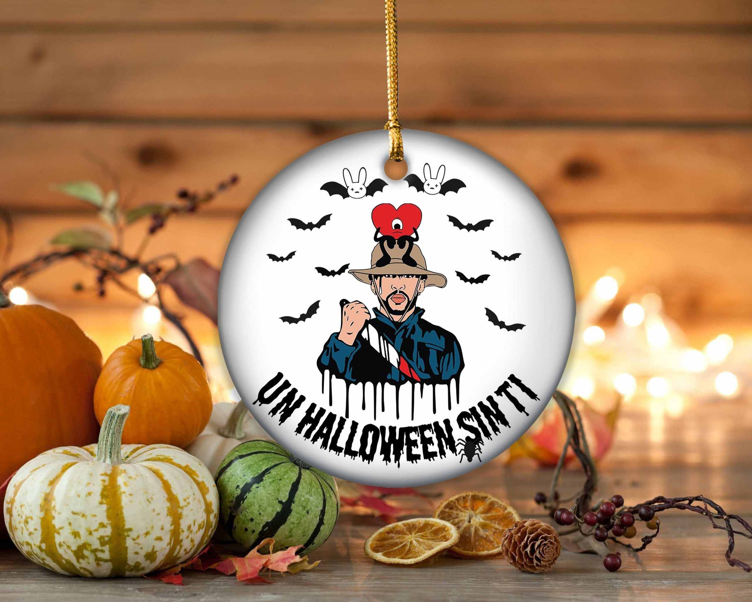 Halloween Michael Bad Bunny Christmas Ornament