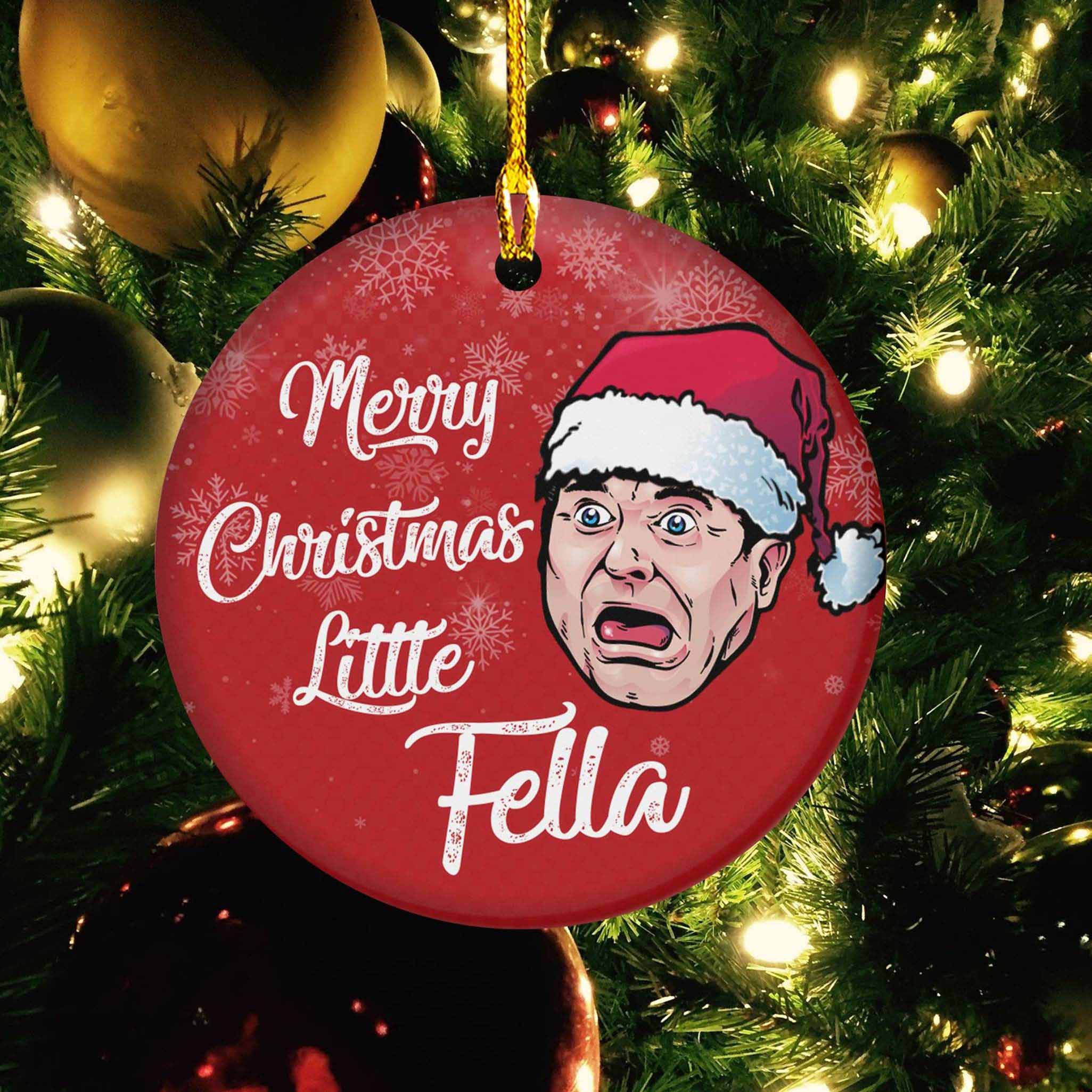 Harry Lyme Home Alone Merry Christmas Little Fella Ornament Christmas Xmas Tree Decor