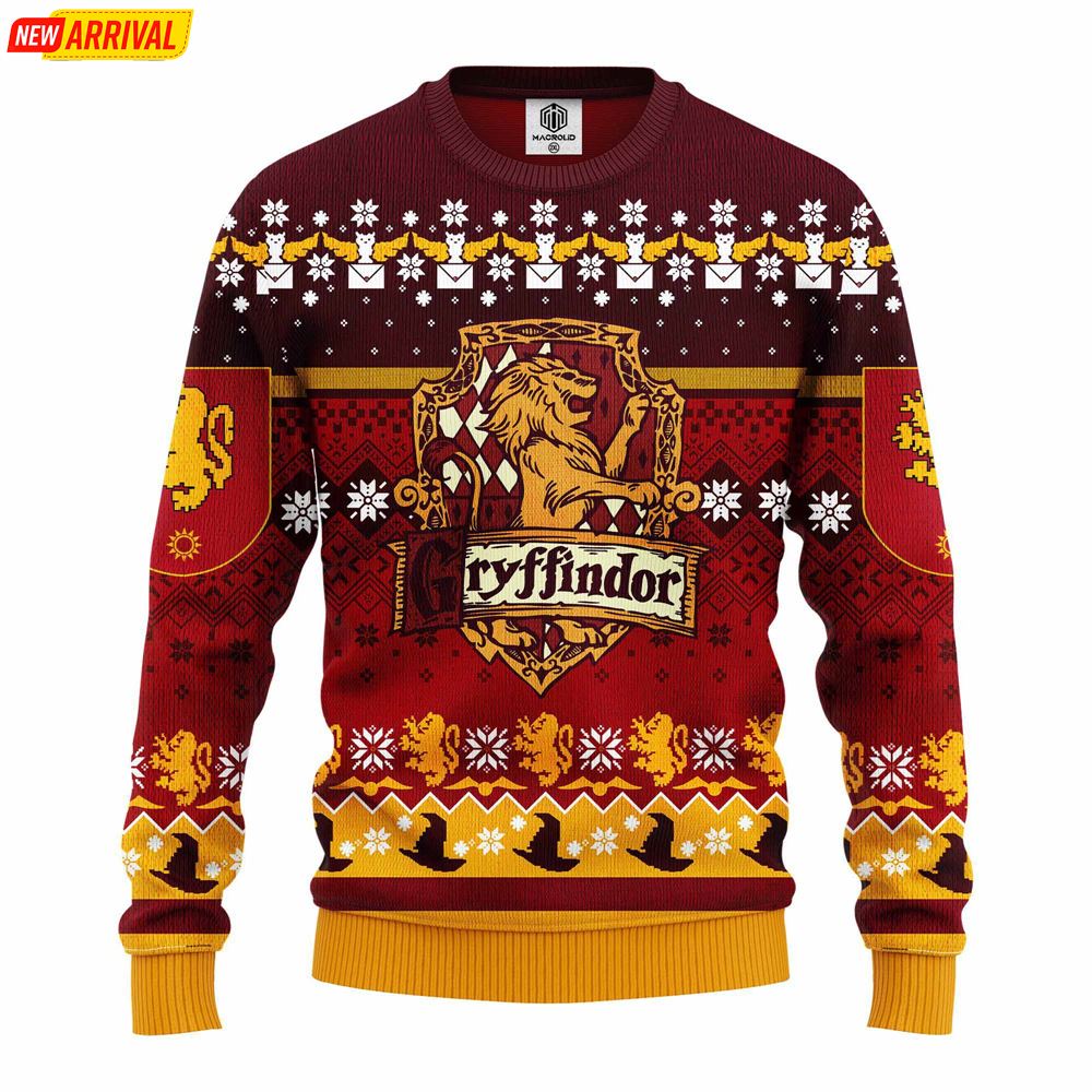 Harry Potter Gryffindor Xmas Ugly Christmas Sweater